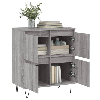Sideboard Grey Sonoma 60x35x70 cm Engineered Wood
