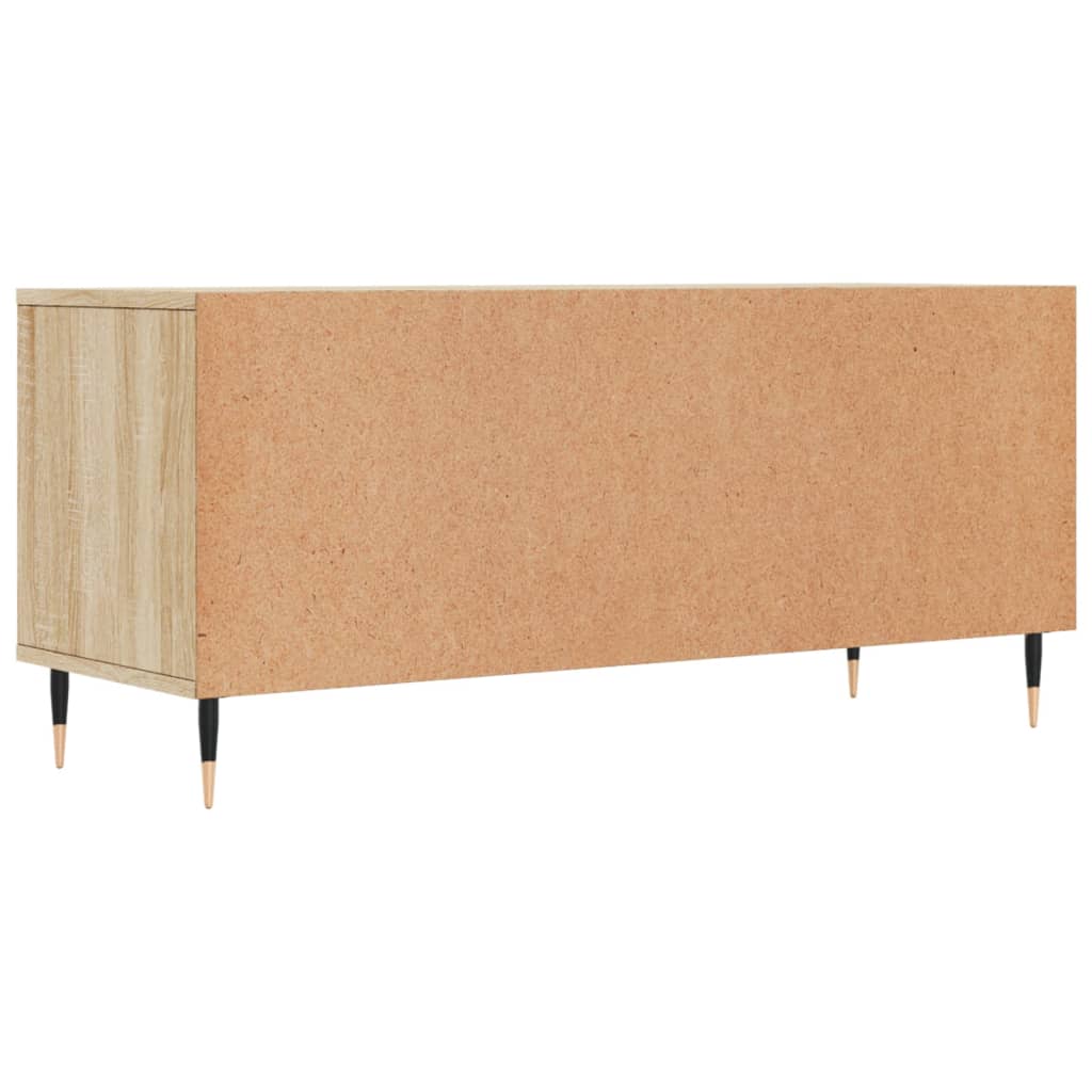 TV Cabinet Sonoma Oak 100x34.5x44.5 cm Engineered Wood
