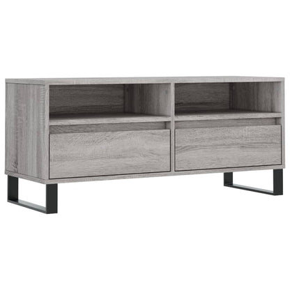 TV Cabinet Grey Sonoma 100x34.5x44.5 cm Engineered Wood