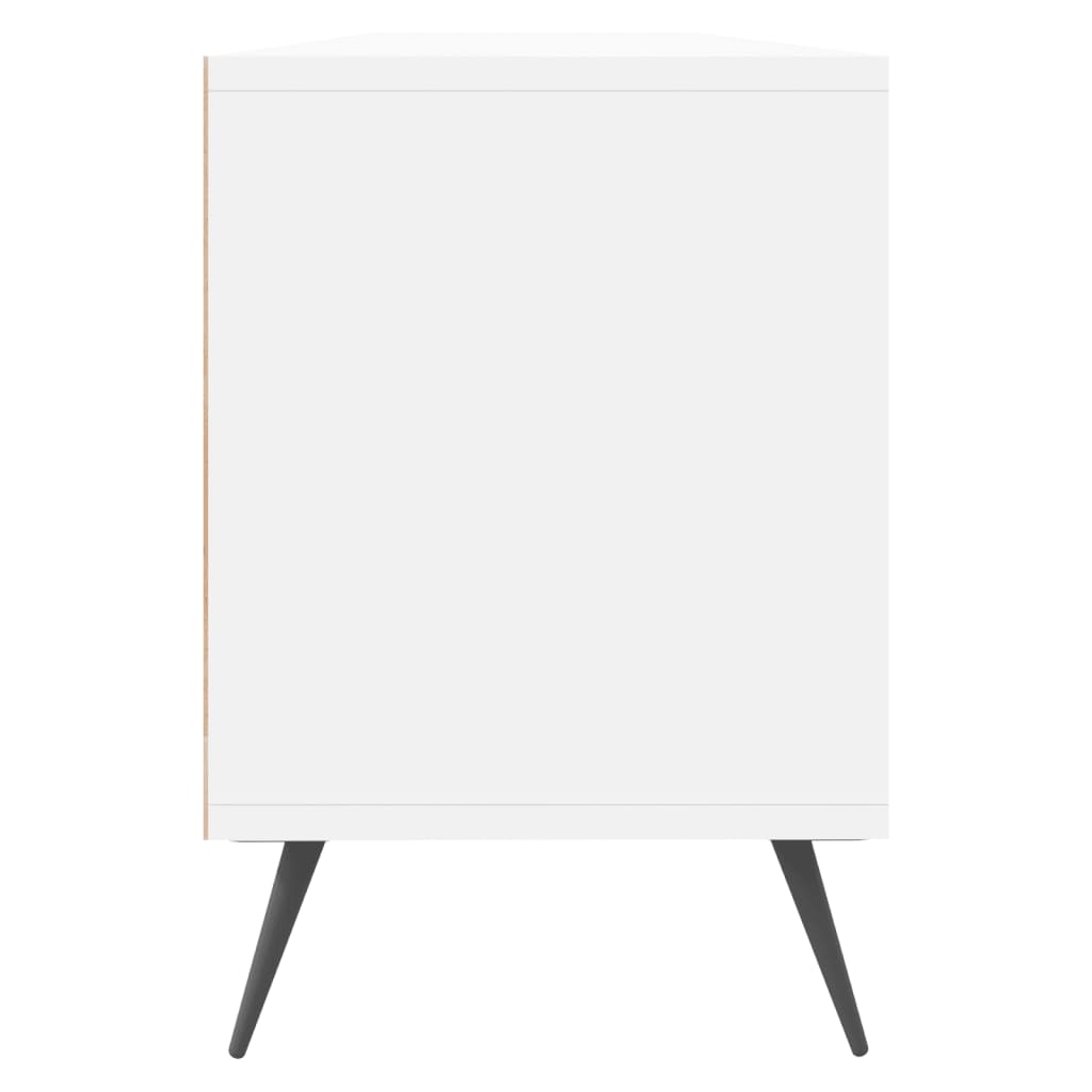 TV Cabinet White 150x30x44.5 cm Engineered Wood