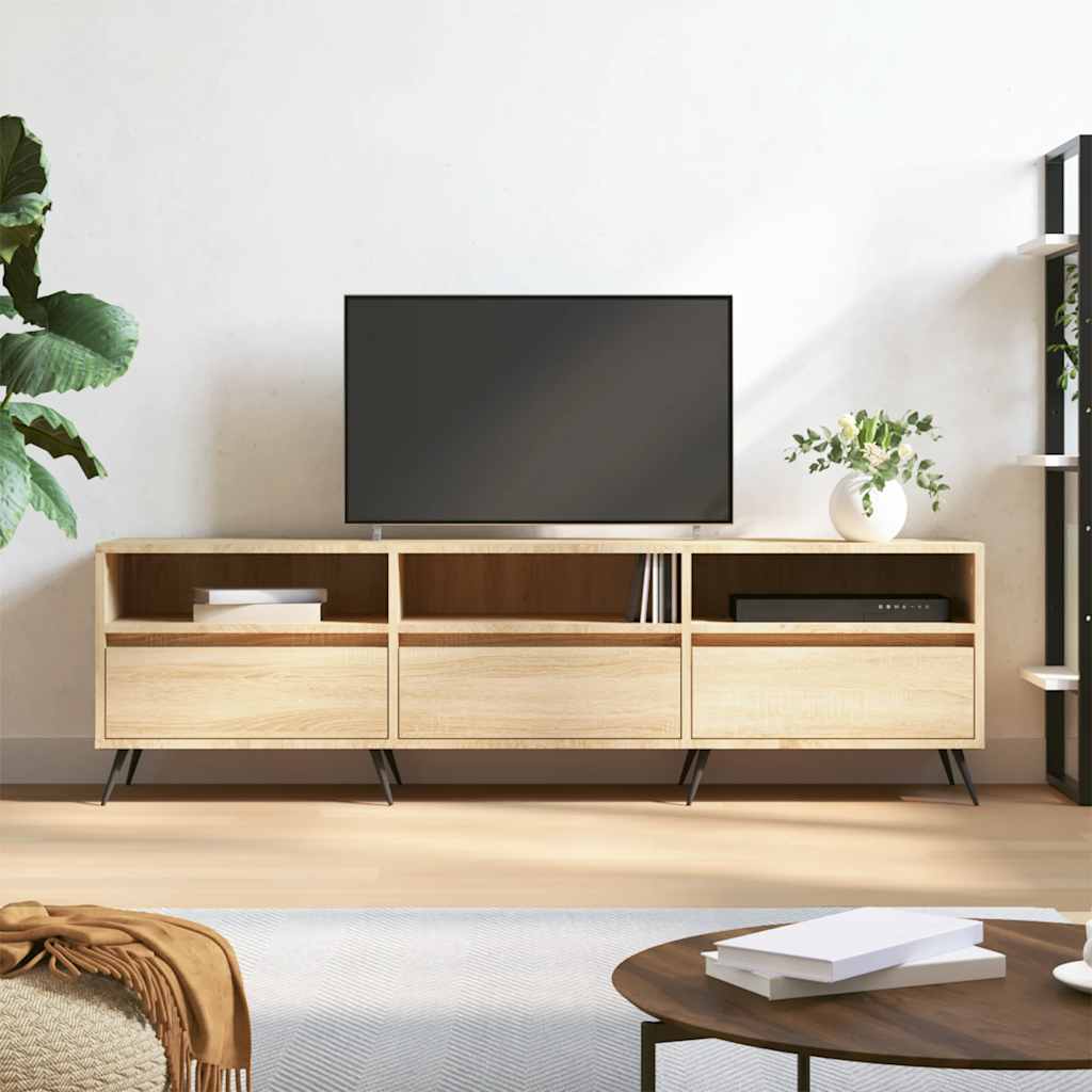 TV Cabinet Sonoma Oak 150x30x44.5 cm Engineered Wood
