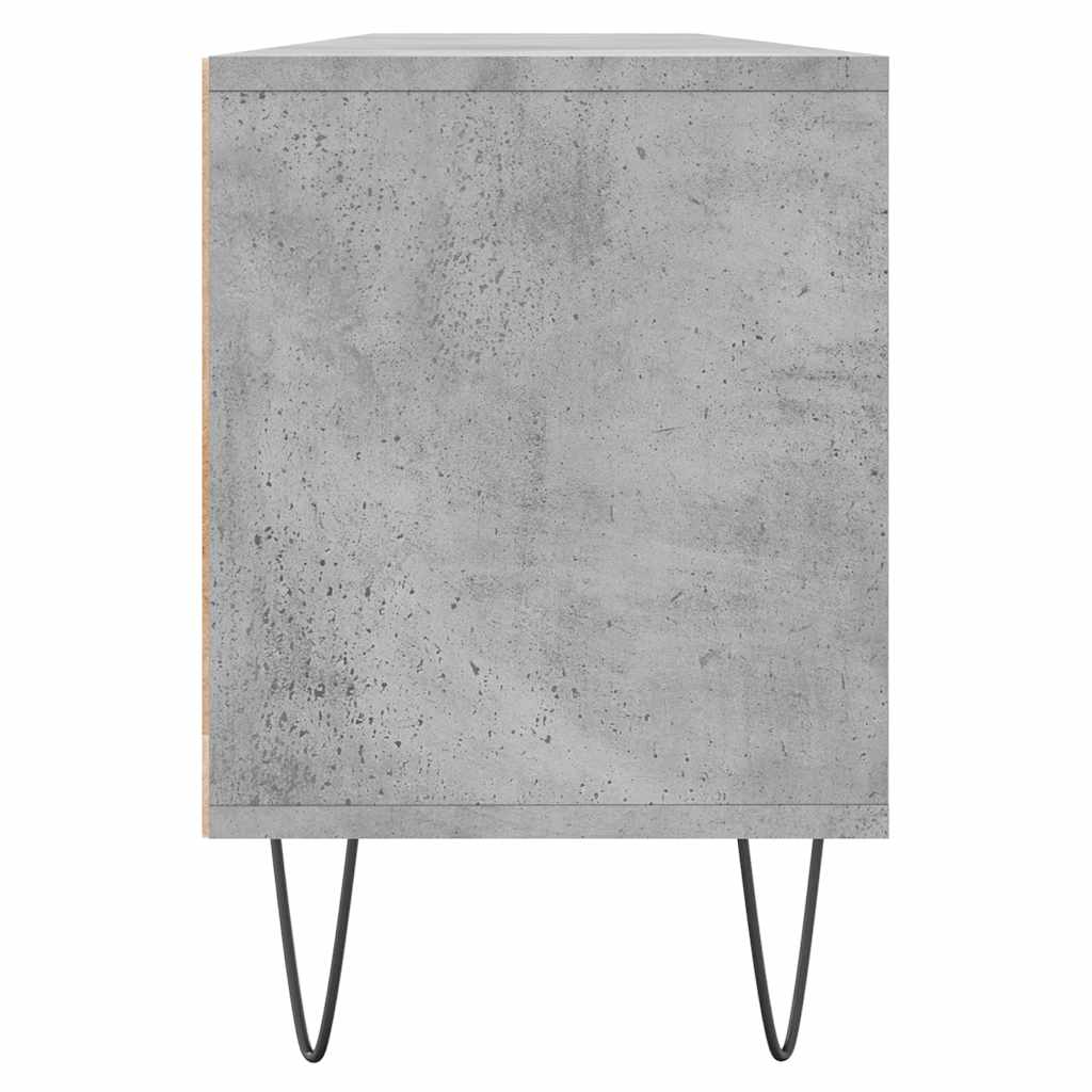 TV Cabinet Concrete Grey 150x30x44.5 cm Engineered Wood
