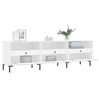 TV Cabinet White 150x30x44.5 cm Engineered Wood