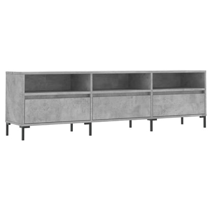 TV Cabinet Concrete Grey 150x30x44.5 cm Engineered Wood