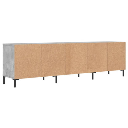 TV Cabinet Concrete Grey 150x30x44.5 cm Engineered Wood