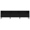 TV Cabinet Black 150x30x44.5 cm Engineered Wood