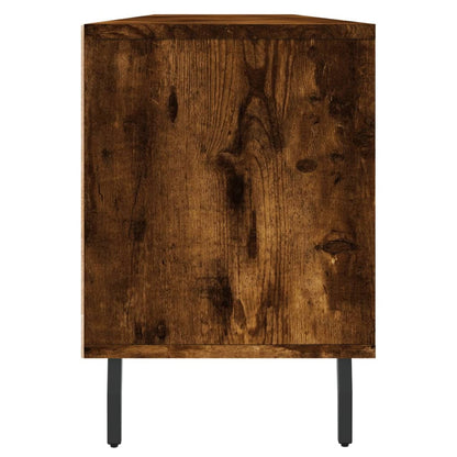 TV Cabinet Smoked Oak 150x30x44.5 cm Engineered Wood