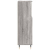 Bathroom Cabinet Grey Sonoma 30x30x100 cm Engineered Wood