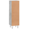 Bathroom Cabinet Concrete Grey 30x30x100 cm Engineered Wood