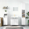 Bathroom Cabinet White 58x33x60 cm Engineered Wood