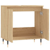 Bathroom Cabinet Sonoma Oak 58x33x60 cm Engineered Wood