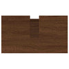 Bathroom Cabinet Brown Oak 58x33x60 cm Engineered Wood