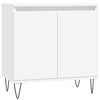 Bathroom Cabinet White 58x33x60 cm Engineered Wood
