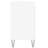 Bathroom Cabinet White 58x33x60 cm Engineered Wood