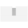 Bathroom Cabinet White 58x33x60 cm Engineered Wood