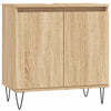 Bathroom Cabinet Sonoma Oak 58x33x60 cm Engineered Wood