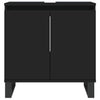 Bathroom Cabinet Black 58x33x60 cm Engineered Wood