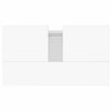 Bathroom Cabinet High Gloss White 58x33x60 cm Engineered Wood