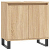 Bathroom Cabinet Sonoma Oak 58x33x60 cm Engineered Wood
