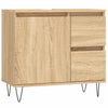 Bathroom Cabinet Sonoma Oak 65x33x60 cm Engineered Wood