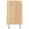 Bathroom Cabinet Sonoma Oak 65x33x60 cm Engineered Wood