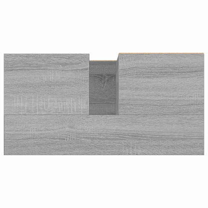 Bathroom Cabinet Grey Sonoma 65x33x60 cm Engineered Wood