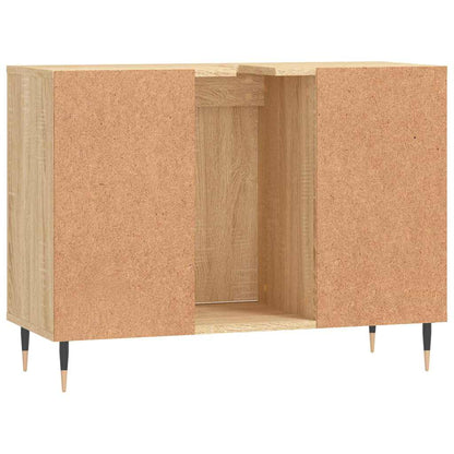 Bathroom Cabinet Sonoma Oak 80x33x60 cm Engineered Wood