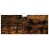 Bathroom Cabinet Smoked Oak 80x33x60 cm Engineered Wood