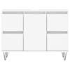 Bathroom Cabinet White 80x33x60 cm Engineered Wood