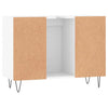 Bathroom Cabinet White 80x33x60 cm Engineered Wood