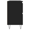 Bathroom Cabinet Black 80x33x60 cm Engineered Wood