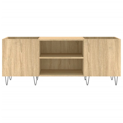 Record Cabinet Sonoma Oak 121x38x48 cm Engineered Wood