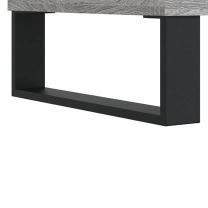 Record Cabinet Grey Sonoma 121x38x48 cm Engineered Wood