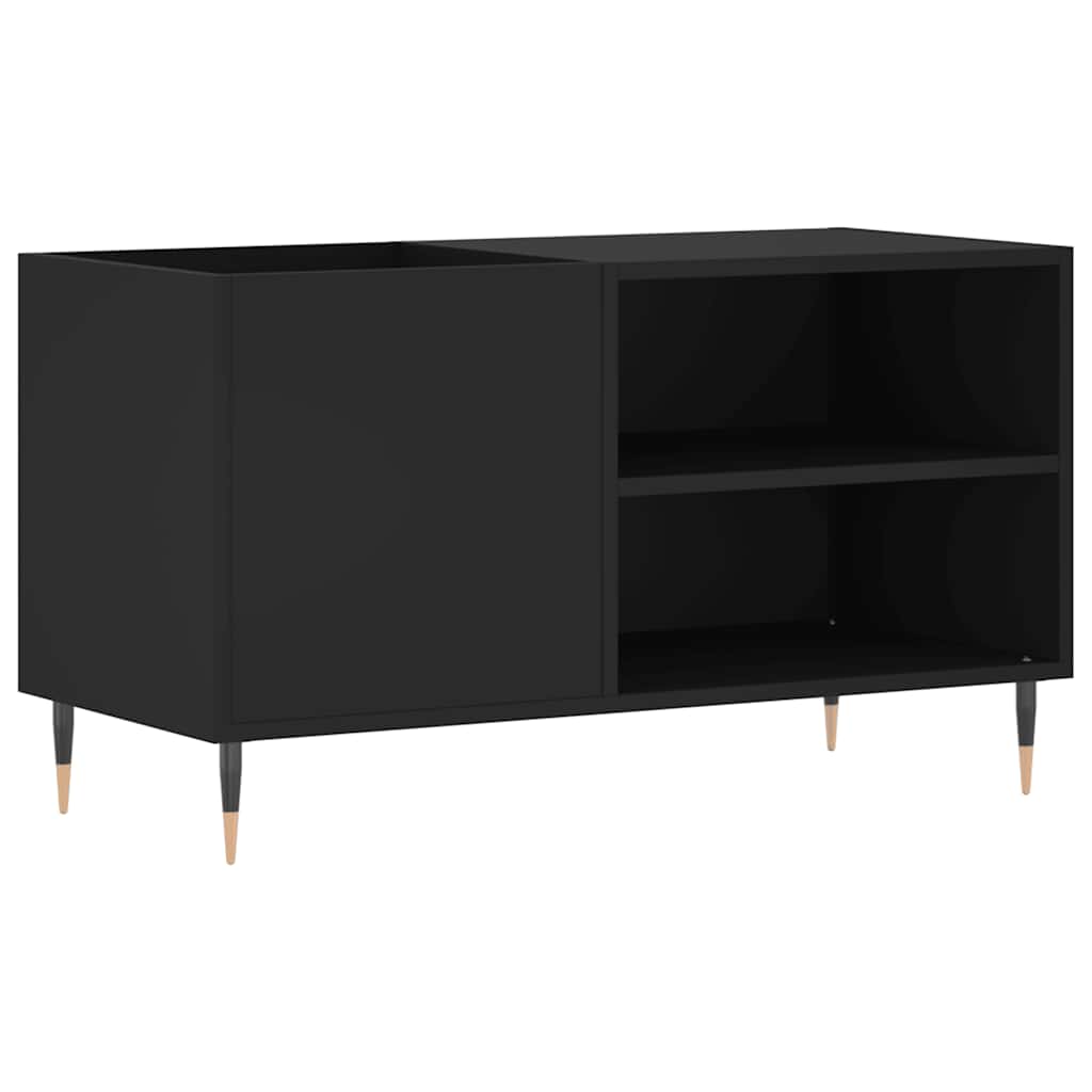 Record Cabinet | Black | Engineered wood, iron | Medium | Record Cabinet
