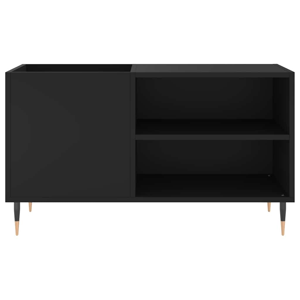 Record Cabinet | Black | Engineered wood, iron | Medium | Record Cabinet