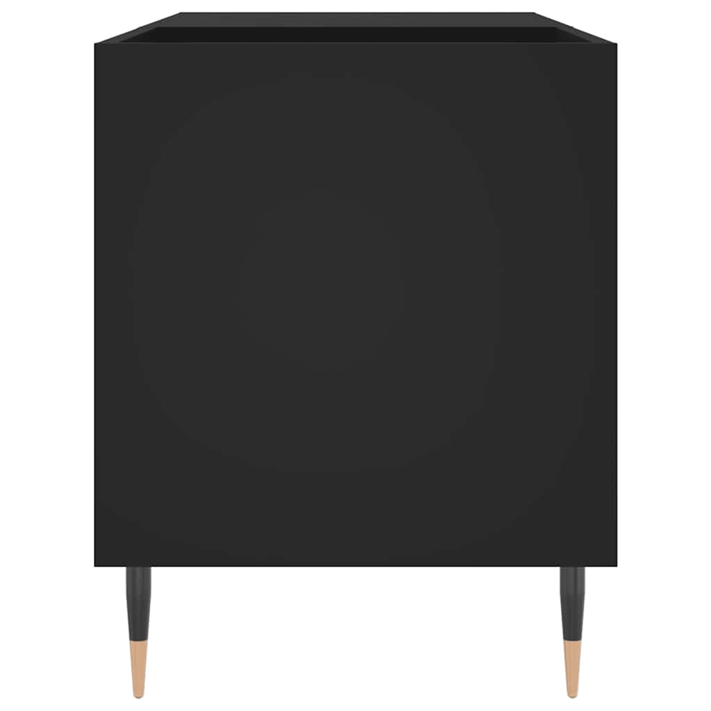 Record Cabinet | Black | Engineered wood, iron | Medium | Record Cabinet