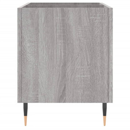 Record Cabinet Grey Sonoma 74.5x38x48 cm Engineered Wood