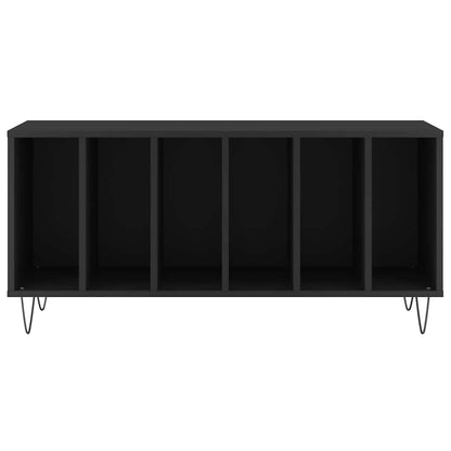 Record Cabinet | Black | Engineered wood, Iron | Medium | Modern