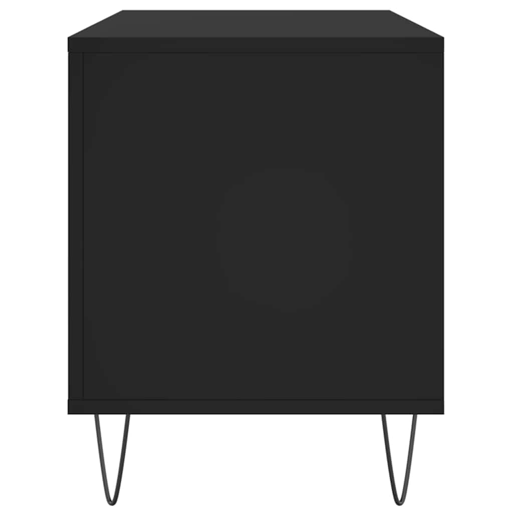 Record Cabinet | Black | Engineered wood, Iron | Medium | Modern
