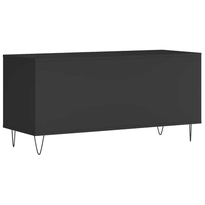 Record Cabinet | Black | Engineered wood, Iron | Medium | Modern