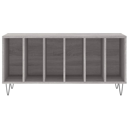 Record Cabinet | Grey Sonoma | Engineered wood, Iron
