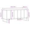 Record Cabinet Sonoma Oak 100x38x48 cm Engineered Wood