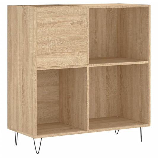 Record Cabinet | Sonoma oak | Engineered wood | Medium | Record Cabinet