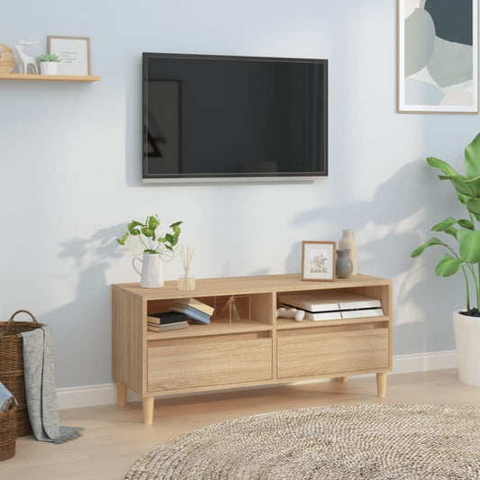 TV Cabinet Sonoma Oak 100x34,5x44,5 cm Engineered Wood