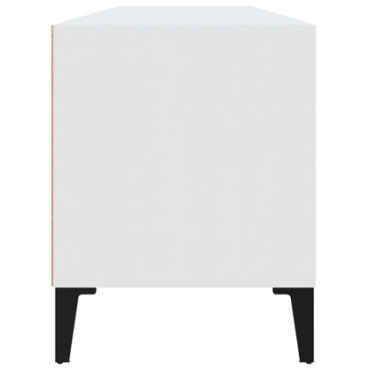TV Cabinet White 100x34.5x44.5 cm Engineered Wood