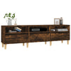 TV Cabinet Smoked Oak 150x30x44.5 cm Engineered Wood
