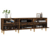 TV Cabinet Smoked Oak 150x30x44.5 cm Engineered Wood