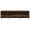 TV Cabinet Smoked Oak 150x30x44.5 cm Engineered Wood