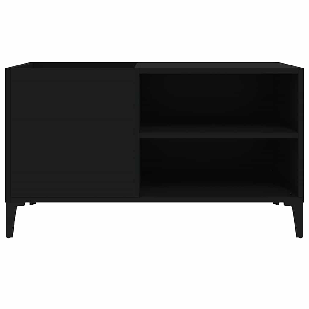 Record Cabinet | Black | Engineered wood, metal | Medium | Record Cabinet