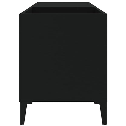 Record Cabinet | Black | Engineered wood, metal | Medium | Record Cabinet